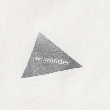 And Wander Womens Hybrid Warm Pocket L/S T-Shirt White - Parasol Store