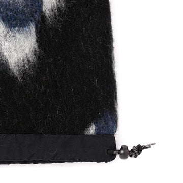 And Wander Womens Mix Color Shaggy Knit Sweater Black Mix - Parasol Store
