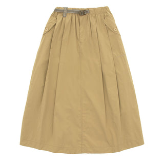And Wander Womens Oversized Cargo Skirt Light Beige - Parasol Store