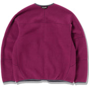 And Wander Womens Wool Fleece Cardigan Purple - Parasol Store