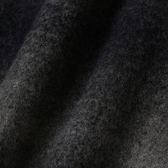 And Wander Wool Shaggy Check Zip Jacket Charcoal