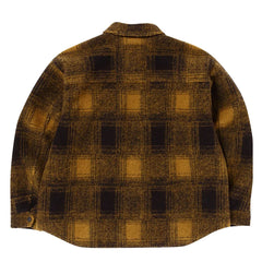 And Wander Wool Shaggy Zip Jacket Camel - Parasol Store