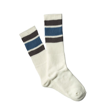 Anonymous Ism 3 Line Crew Sock Mid Grey - Parasol Store