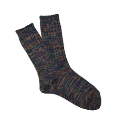 Anonymous Ism 5 Colour Mix Crew Socks Wine - Parasol Store