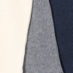Anonymous Ism American Crew 3 Pair Pack Sock Navy - Parasol Store