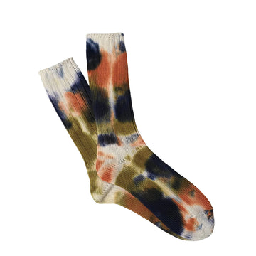 Anonymous Ism Scatter Dye Crew Socks Orange - Parasol Store