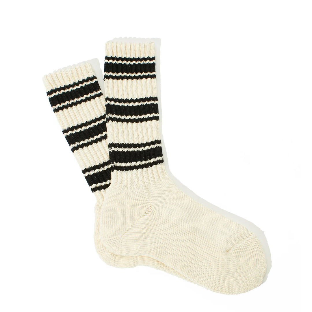 Anonymous Ism Stripes Pile Crew White - Parasol Store