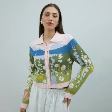 House of Sunny Sunset Blooms Tripper Blush - Parasol Store