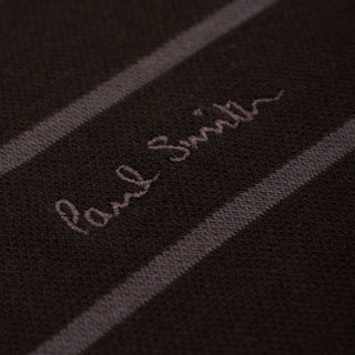 Paul Smith Cotton-Modal Stripe Lounge T-Shirt Black - Parasol Store