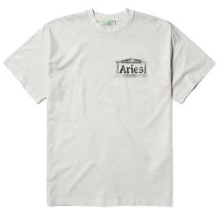Aries Aged Ancient Temple SS Tee Off White - Parasol Store