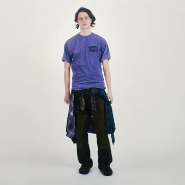 Aries Aged Ancient Temple SS Tee Purple - Parasol Store
