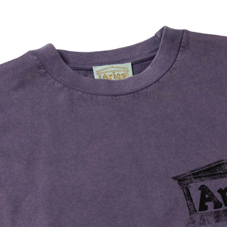 Aries Aged Ancient Temple SS Tee Purple - Parasol Store
