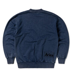 Aries Indigo Temple Sweatshirt Indigo