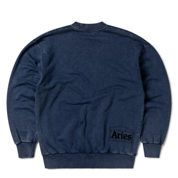 Aries Indigo Temple Sweatshirt Indigo