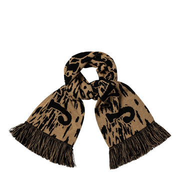 Aries J'Adoro Aries Leopard Scarf Beige - Parasol Store