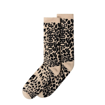 Aries J'adoro Aries Leopard Sock Beige - Parasol Store