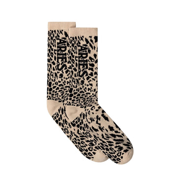 Aries J'adoro Aries Leopard Sock Beige - Parasol Store