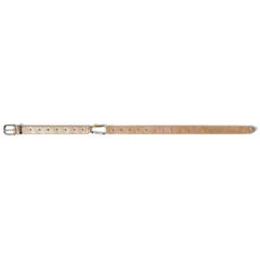Aries Pearl Leather Studded Mazzo Belt Pearl