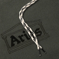 Aries Premium Aged Temple Hoodie Olive