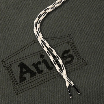 Aries Premium Aged Temple Hoodie Olive