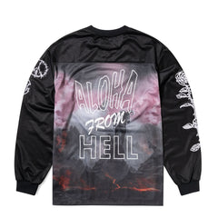 Aries Ramscape Airtex LS Tee Black