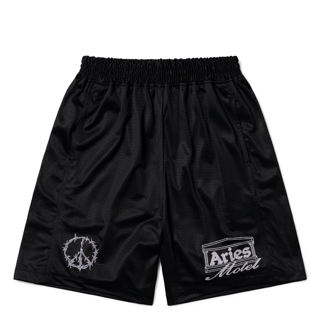 Aries Ramscape Airtex Shorts Black - Parasol Store