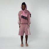 Aries Womens Aged Ancient Column Sweat Pink - Parasol Store