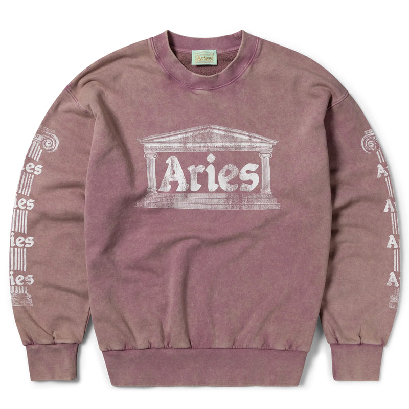 Aries Womens Aged Ancient Column Sweat Pink - Parasol Store