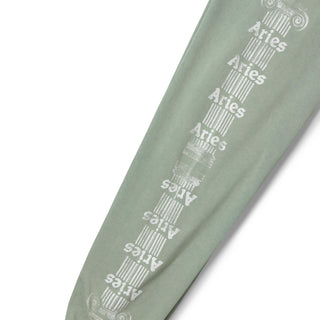 Aries Womens Aged Ancient Column Sweatpant Green - Parasol Store