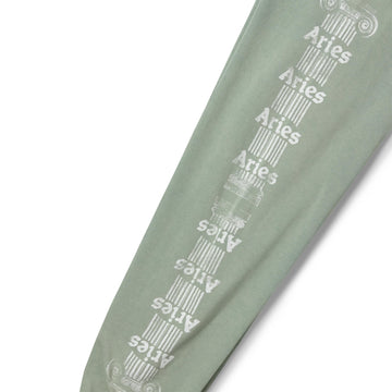 Aries Womens Aged Ancient Column Sweatpant Green - Parasol Store