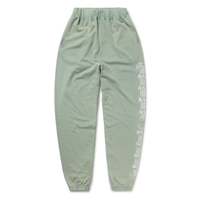 Aries Womens Aged Ancient Column Sweatpant Green - Parasol Store