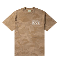 Aries Womens Aged Camo S/S Tee Desert