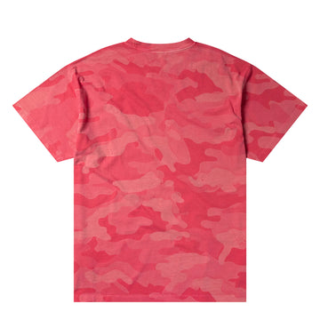 Aries Womens Aged Camo S/S Tee Pink