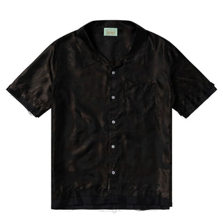 Aries Womens Aries Slaughter Jacquard Shirt Brown - Parasol Store