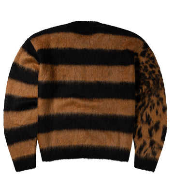Aries Womens Brushed Leopard Sweater Brown - Parasol Store