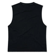 Aries Womens Faded Bunny Muscle Vest Black - Parasol Store