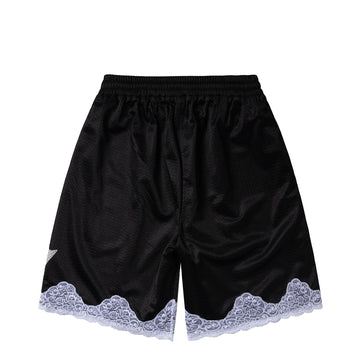 Aries Womens Gothic Lace Airtex Shorts Black