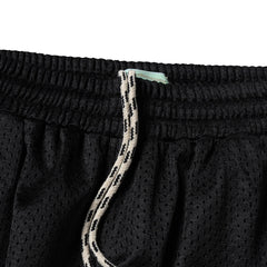 Aries Womens Gothic Lace Airtex Shorts Black