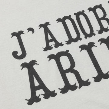 Aries Womens J'adoro Western Cap Sleeve Tee Off White - Parasol Store