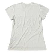 Aries Womens J'adoro Western Cap Sleeve Tee Off White - Parasol Store