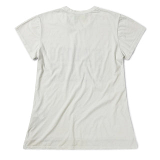 Aries Womens J'adoro Western Cap Sleeve Tee Off White - Parasol Store