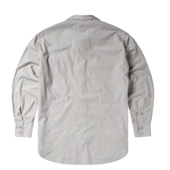 Aries Womens Poplin Stripe Western Shirt Beige