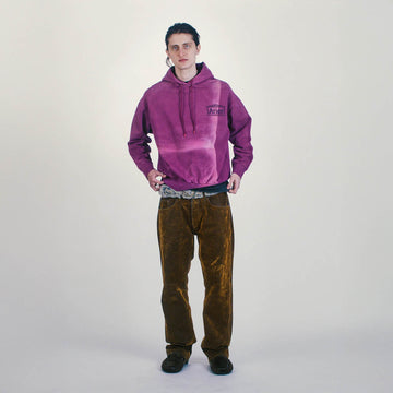 Aries Womens Premium Sunbleached Temple Hoodie Purple - Parasol Store