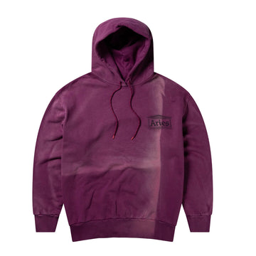 Aries Womens Premium Sunbleached Temple Hoodie Purple - Parasol Store