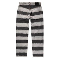 Aries Womens Stripey Lilly Jean Grey Multi