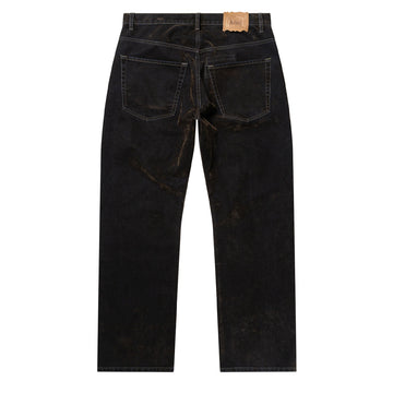 Aries Worn Flock Batten Jean Green
