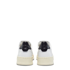 Autry Womens Medalist Low Trainer Leather / Leather - White / Black Tab - Parasol Store