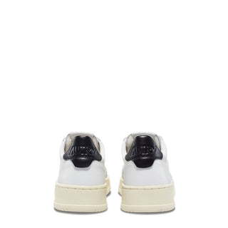 Autry Womens Medalist Low Trainer Leather / Leather - White / Black Tab - Parasol Store