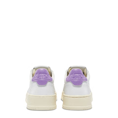 Autry Womens Medalist Low Trainer Leather / Leather - White / Lavender - Parasol Store
