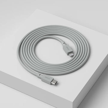 Avolt Cable 1 USB-C to Lightning 2m Gotland Grey